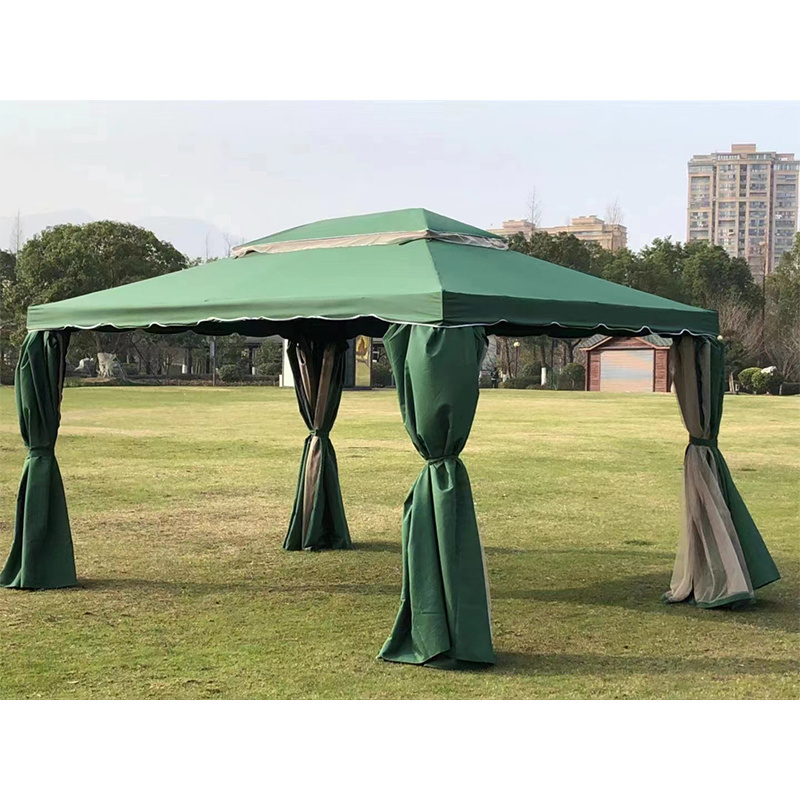 China Manufacturer waterproof louver roof system outdoor gazebo garde garden patio outdoor gazebo