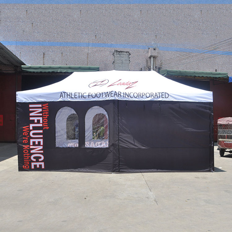 Goodluck custom logo tent outdoor gazebo tent 4x8 commercial aluminum canopy tent