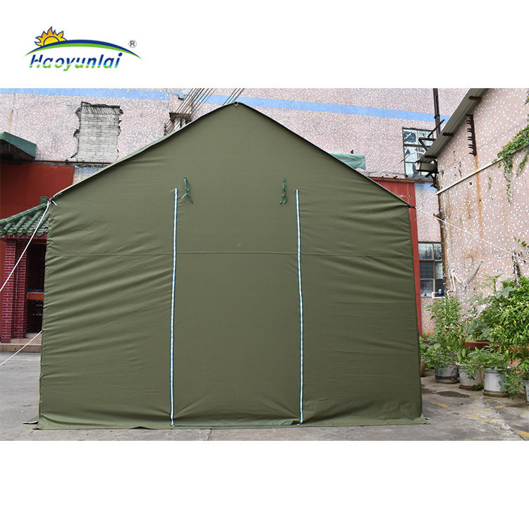 Goodluck wholesale 3x4m 8 people relief tent refugee tent canvas tents