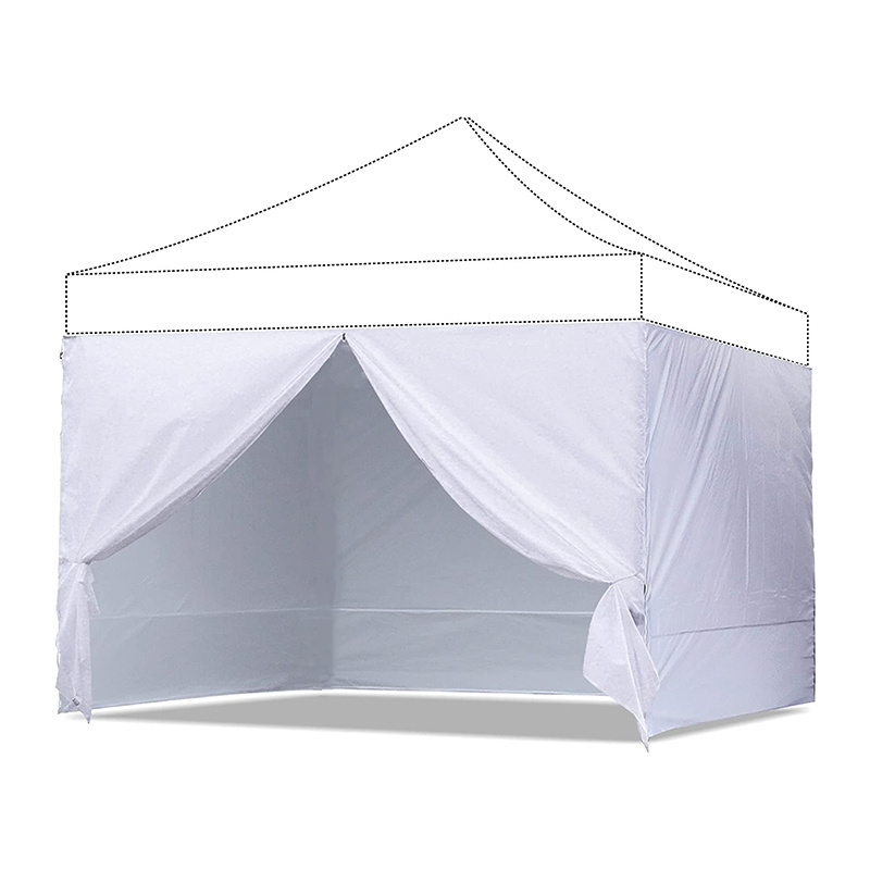 Goodluck 10x10 white trade show tent pop up canopy folding tent with side walls