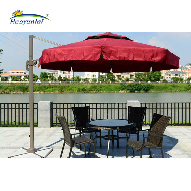 Goodluck waterproof beach cafe umbrella patio umbrella for garden table