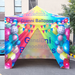 Goodluck aluminum printing10x10 tent canopy custom folding printed portable pop up tent canopy tent with wall