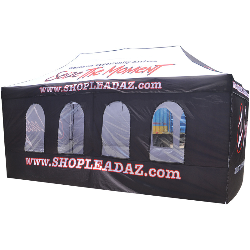 Goodluck custom logo tent outdoor gazebo tent 4x8 commercial aluminum canopy tent