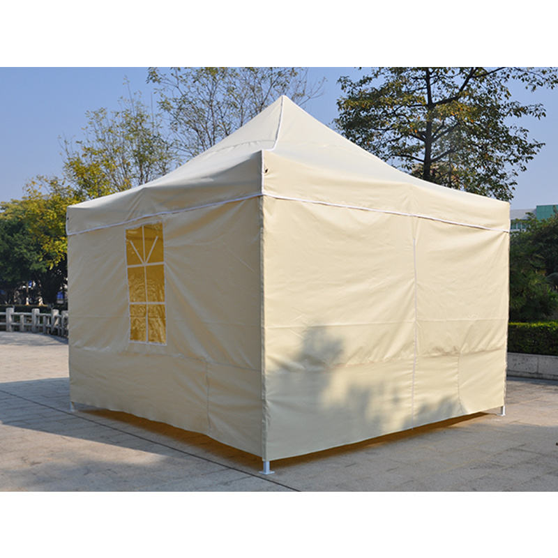 Goodluck 10x10 white trade show tent pop up canopy folding tent with side walls