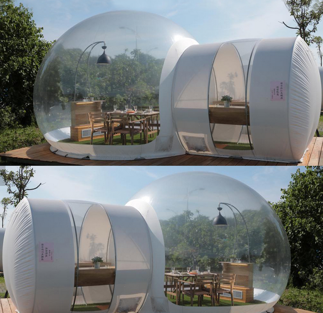 transparent  inflatable dome tent /commercial igloo inflatable bubble tent