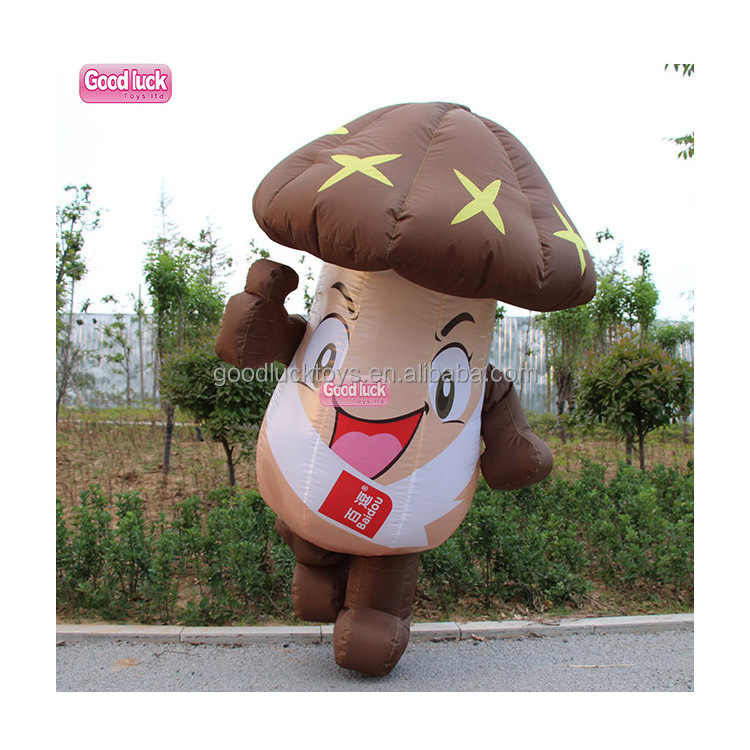 Custom high quality popular  inflatable robot mascot costume walking  moving cartoon girl princess costume