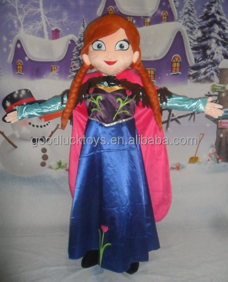 oisk Real vivid frozen sven Christmas mascot costume fancy dress Anna Elsa film mascot costume