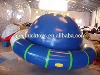 Summer Hot selling lake toys floating sports Saturn inflatable water park rotation floating water games