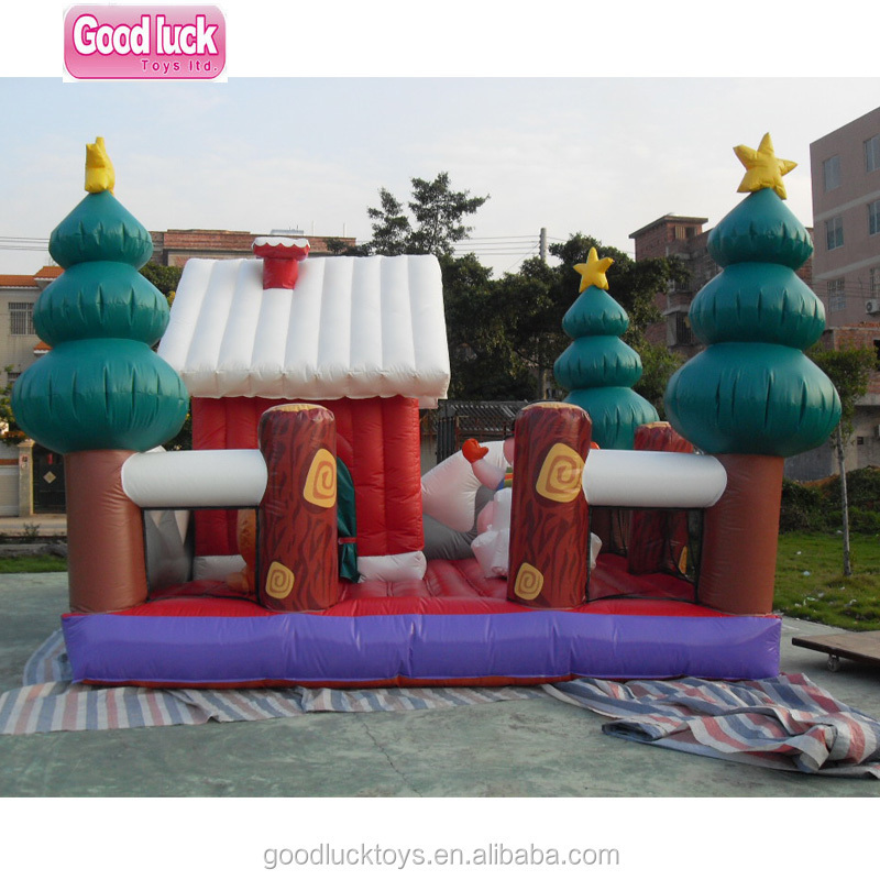 christmas family party used kids bounce houses Christmas festival commercial cheap inflatable bouncer,jumping bouncy