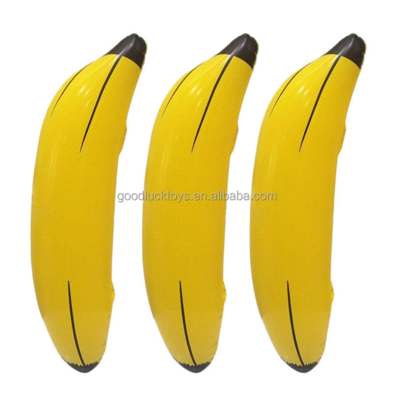 GuangZhou factory outlet Promotion Advertising Eco Friendly PVC Inflatable Banana Toys for Kids