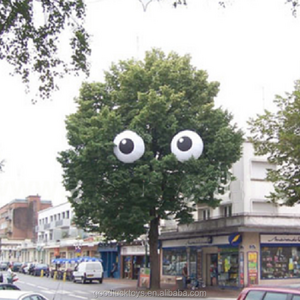 giant inflatable eyeballs for tree decoration, decorative inflatable eyes