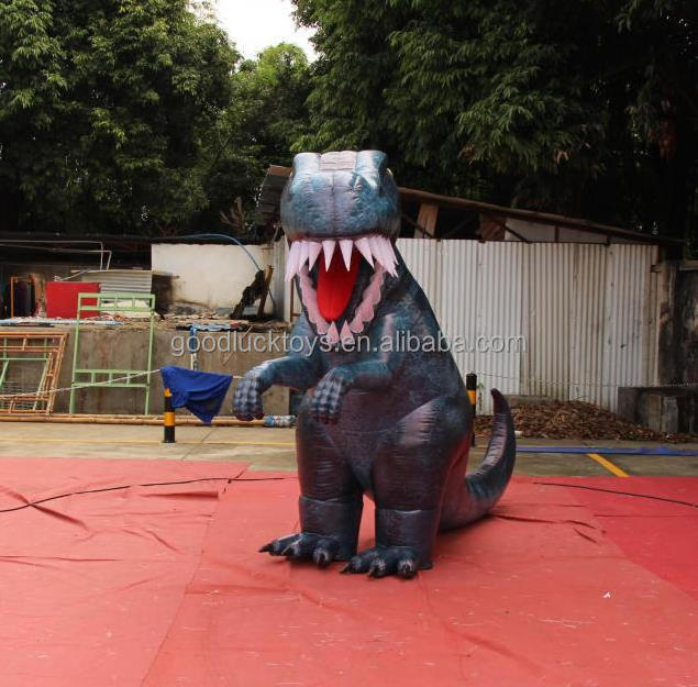 Hot Selling life size adult dinosaur costume inflatable dinosaur costume