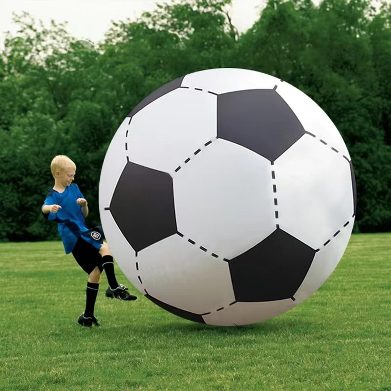 Giant Dim 2M inflatable PVC football Giant Inflatable Soccer Ball For Advertising beach ball