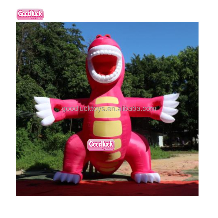 Outdoor decoration inflatable 20ft   godzilla actorion figures pvc balloon hot sale giant inflatable green dinosaur