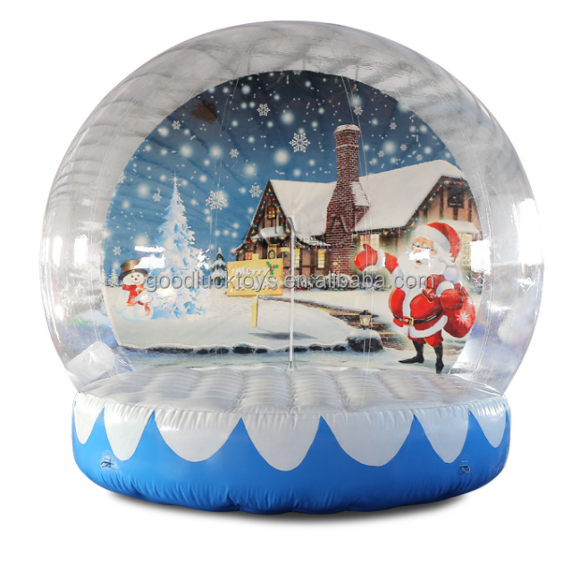 Christmas Promotion Inflatable  Snow Globe, Giant Inflatable Human Snowglobe Christmas jumpers cabin snowglobe