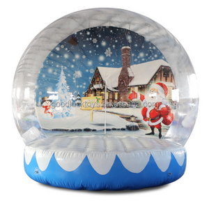 Christmas Promotion Inflatable  Snow Globe, Giant Inflatable Human Snowglobe Christmas jumpers cabin snowglobe