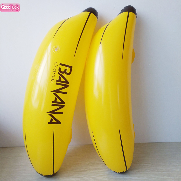 GuangZhou factory outlet Promotion Advertising Eco Friendly PVC Inflatable Banana Toys for Kids