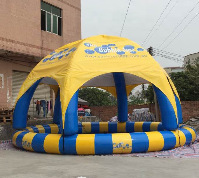 Pvc Large Pools/ Cover Inflated Inground 13/4M Transparent Dome. Over And Above Ground Swimming Pool Inflatable Dome Tent