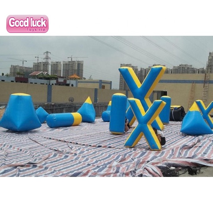 Attractive price large archery tag games inflatable paintball bunker arena field Commercial inflatable paintball arenas