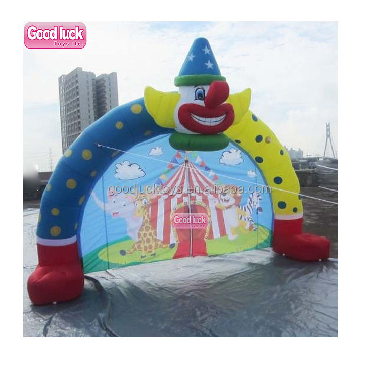 custom Outdoor Large event outdoor Decorations eco-oxford atmosphere inflatable advertising Archway inflatable arch with blower