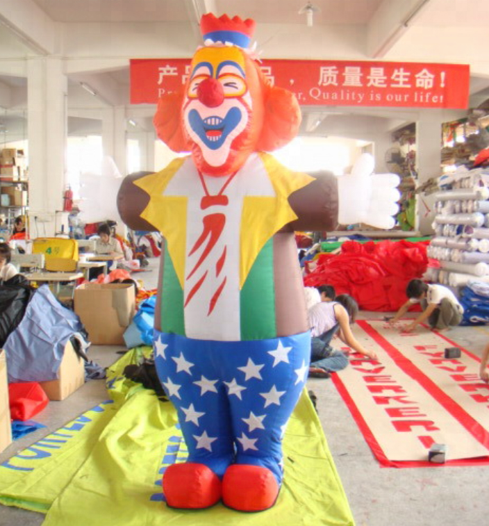 Inflatable Advertising Walking Clown Costume