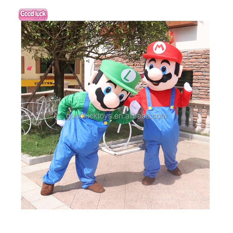 Mascot costume cartoon minions Mario Luigi disney film Character  mascot costume for party