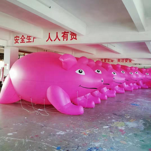 giant inflatable pig for advertising/inflatable pig helium balloon for flying