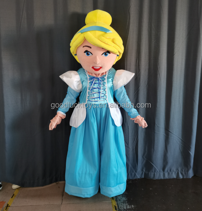 popular Elsa Princess  Character Mascot Cartoon Costumes Hot Sale  film Cartoon Elsa Princess  Girls Costumes