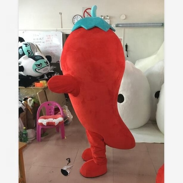 fruit vegetable food pepper tomato plush mascot costumes for kids/for sale  mascote mascott