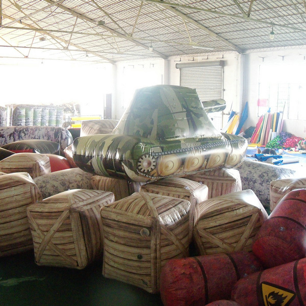 Inflatable Paintball tanks Bunker/ Inflatable Paintball/ Inflatable Paint Ball Field for sport