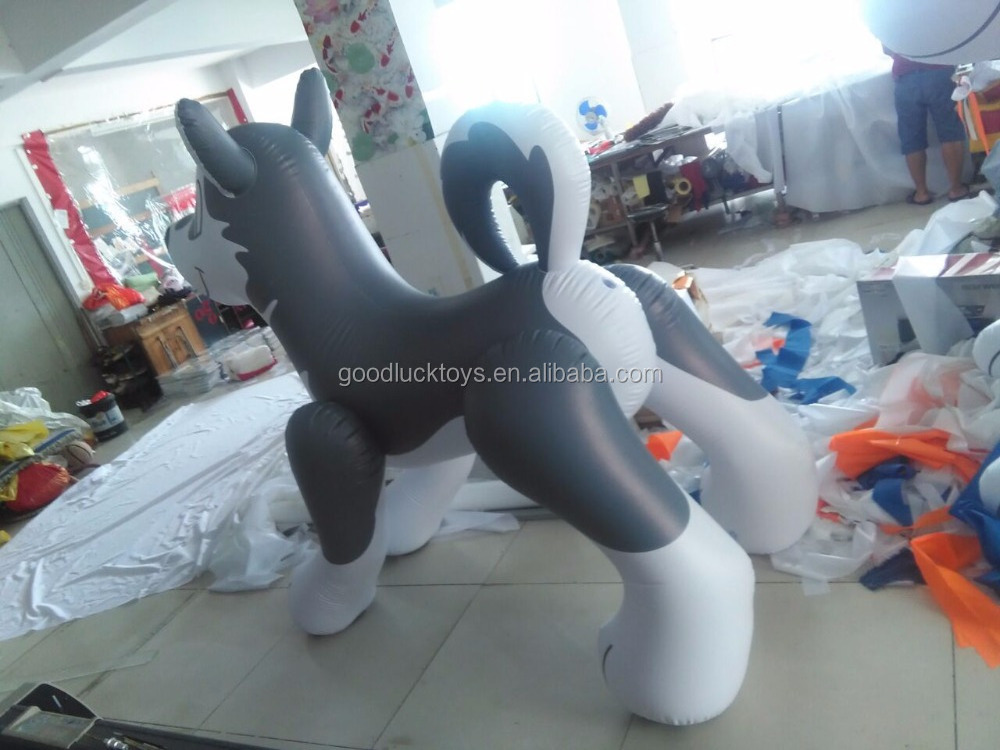 Hot sale custom giant husky dog indoor decoration inflatable husky