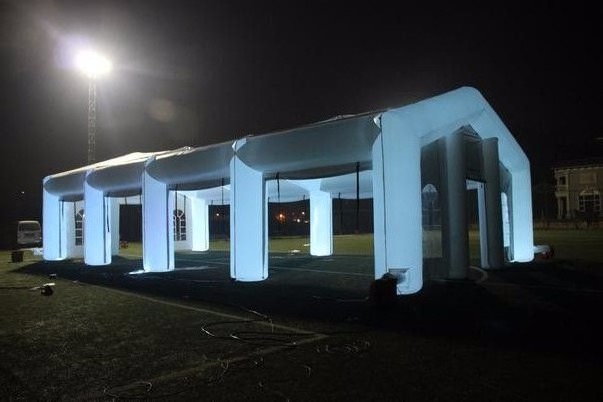 inflatable sports tunnel / American football games tent NFL entrance inflatable tunnel with lights