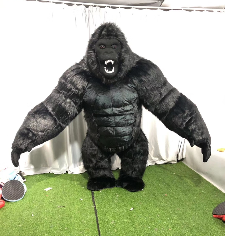 Carnival Costume,mascotte Mascota /custom Mascots Life-size Walking Mascot Costumes,realistic Gorilla Costume Unisex Animal