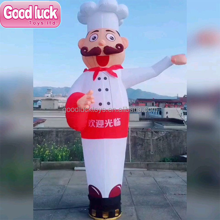 Inflatable Cook Air Dancer/ Air Dancing Man For Advertising hotel restaurant