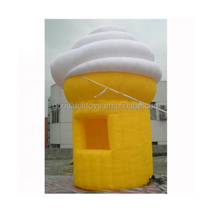 custom Fruit food display trade show Carnival treat shop stand inflatable icecream booth