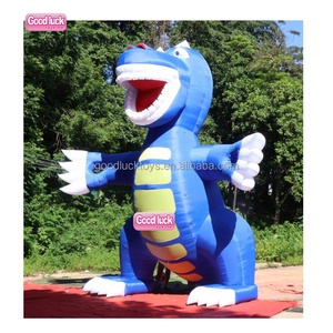 Outdoor decoration inflatable 20ft   godzilla actorion figures pvc balloon hot sale giant inflatable green dinosaur