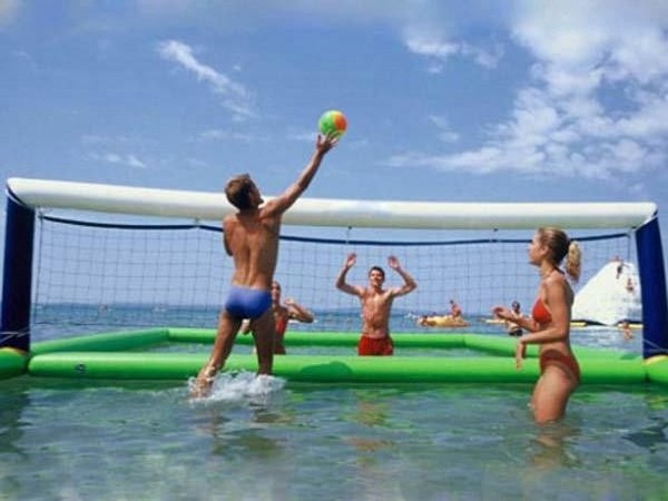 Hot Sale Inflatable Tennis Court Volleyball Sports Events Field inflatable water volleyball court