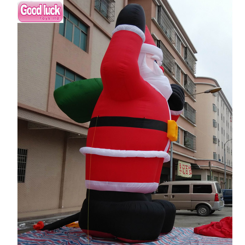 20ft christmas inflatable santa claus, outdoor giant inflatable christmas decorations Santa