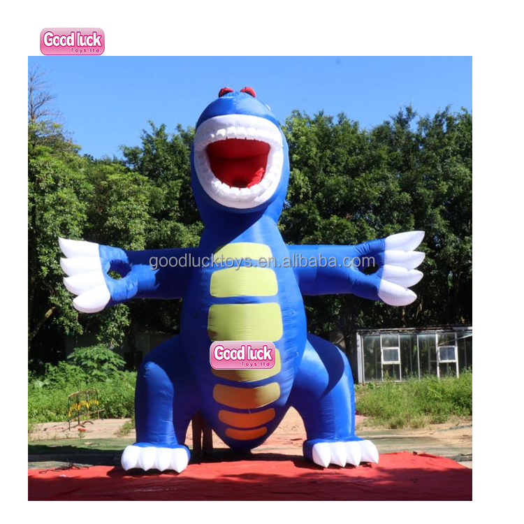 Outdoor decoration inflatable 20ft   godzilla actorion figures pvc balloon hot sale giant inflatable green dinosaur