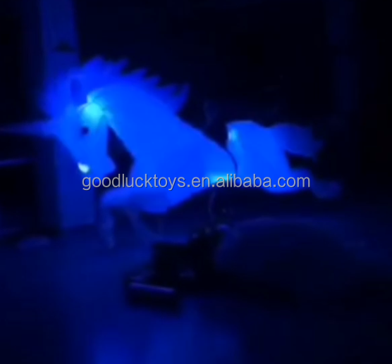 Hot Selling Colorful Inflatable Horse Costume Custom made fashion White LED lighting Inflatable Horse For Carnival Performance