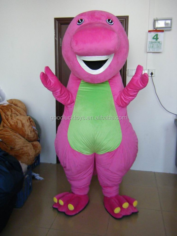 Mascots/baby Bop Adult Costume Advertising Barney and Friends Mascot Costume,fur for Party Unisex 3 Years Animals & Bugs 1 Pc