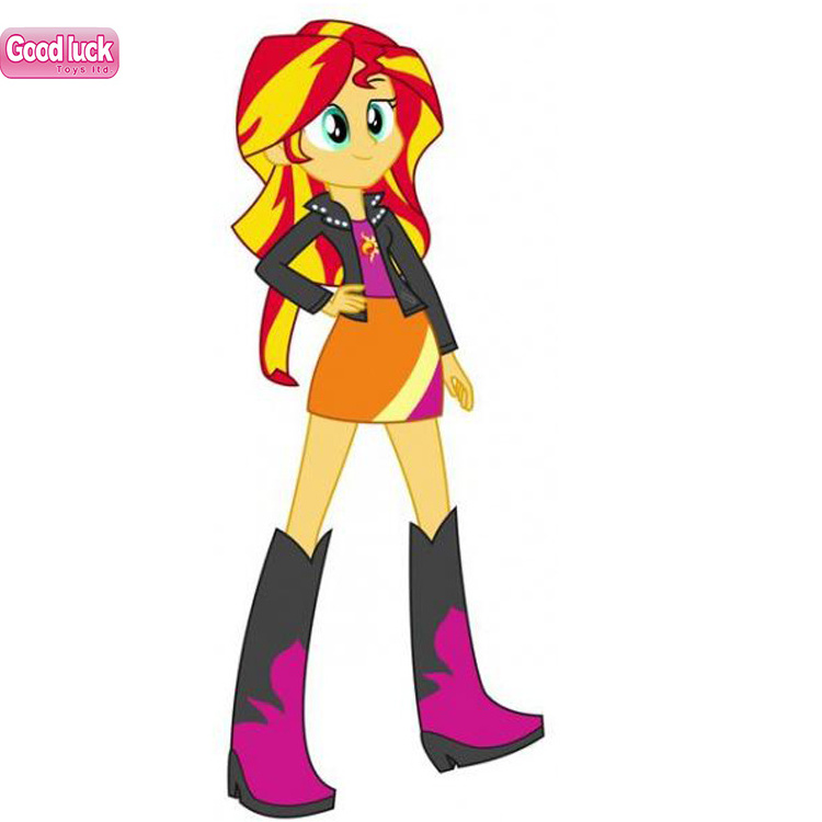 Adult kids girl fursuit Sunset Shimmer cosplay suit Pepper Ann cosplay costumes woman girls mascot costumes