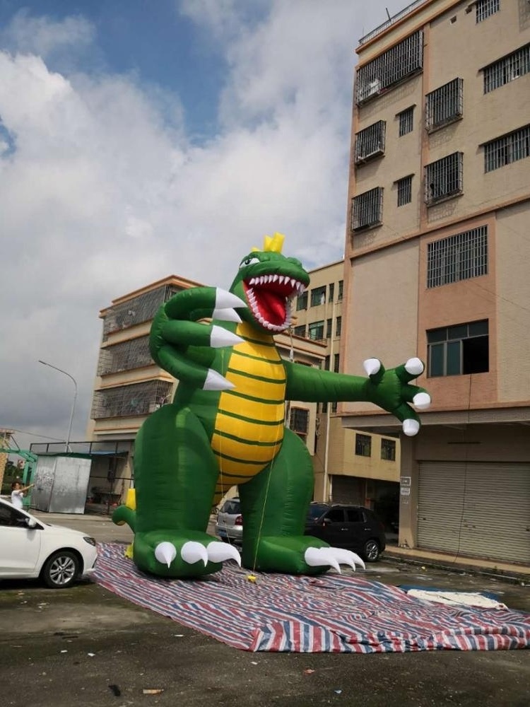 GuangZhou Halloween promotion special character animal cartoon PVC dinosaur giant shaped balloon inflatable dragon