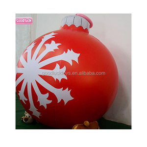 Giant inflatable Christmas baubles/ mega balloon