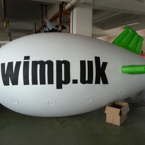 Advertising Inflatable Large Helium Balloons Aerostatic Balloon blimp,6m helium airship Gas tethered helium blimp