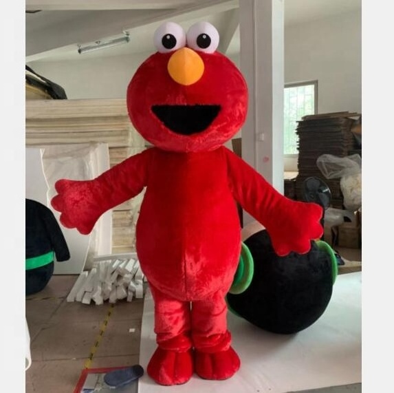 Mascotte Custom Made Party Shplu Cartoon Monkey Bear Squirrel Animals Elmo Cookies Monster Mascot Costume for Adult Unisex