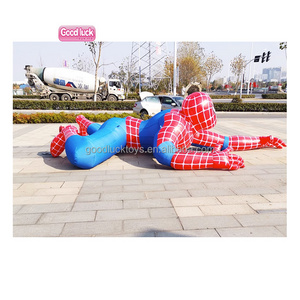 life size spiderman toys costume giant inflatable spiderman doll balloon crawl spiderman