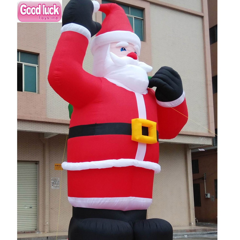 20ft christmas inflatable santa claus, outdoor giant inflatable christmas decorations Santa