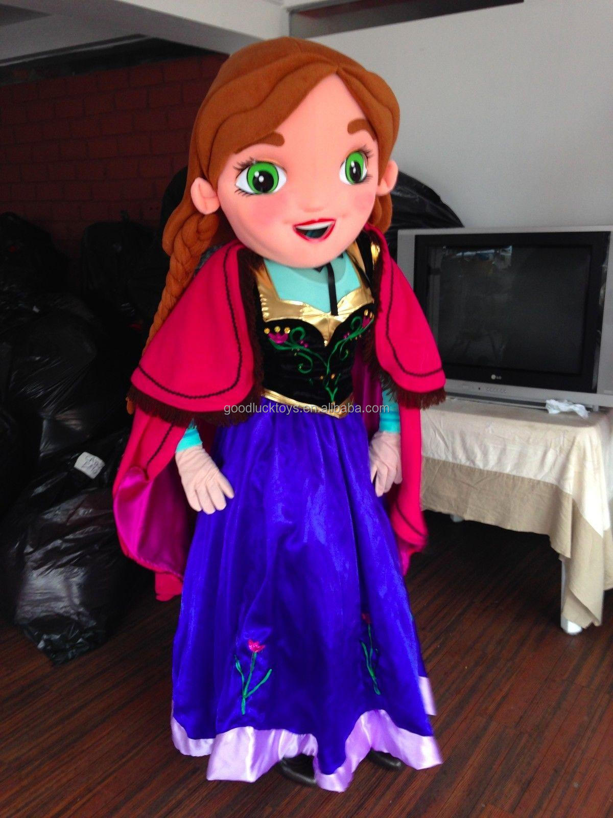 oisk Real vivid frozen sven Christmas mascot costume fancy dress Anna Elsa film mascot costume