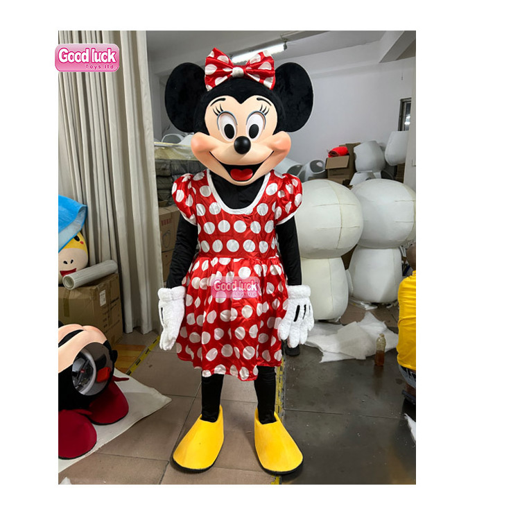 Custom Mouse Mascot Costume , Mouse Mascot , Mickey Mascot Costume Party Entertainment Show for Kids Unisex Animal for Adults